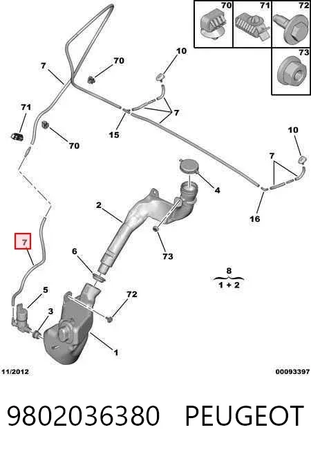  9802036380 Peugeot/Citroen