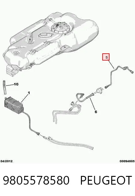  9805578580 Peugeot/Citroen