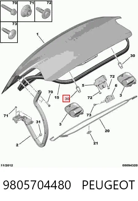 9805704480 Peugeot/Citroen