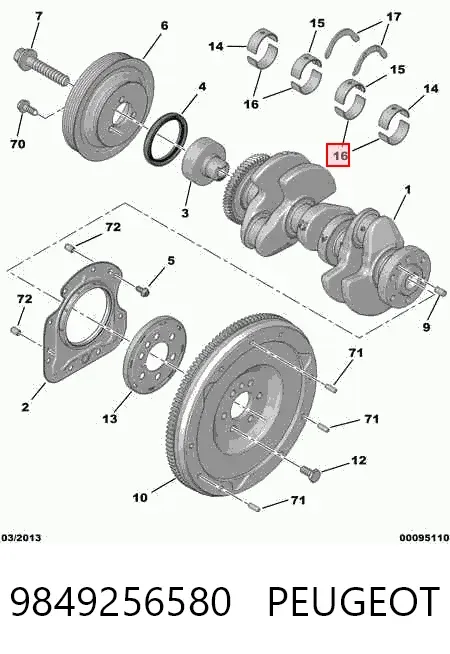  9849256580 Peugeot/Citroen