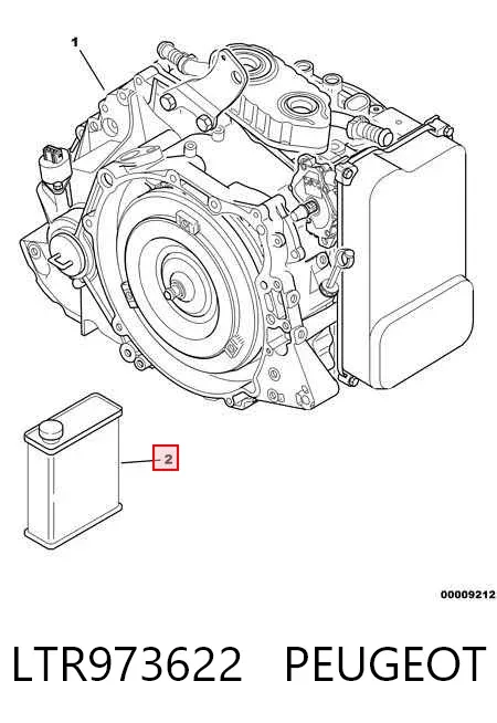 Óleo de transmissão LTR973622 Peugeot/Citroen