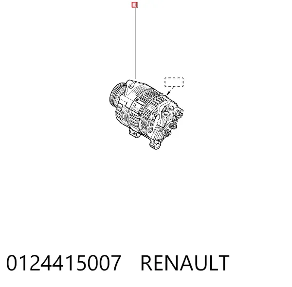 Gerador 0124415007 Renault (RVI)