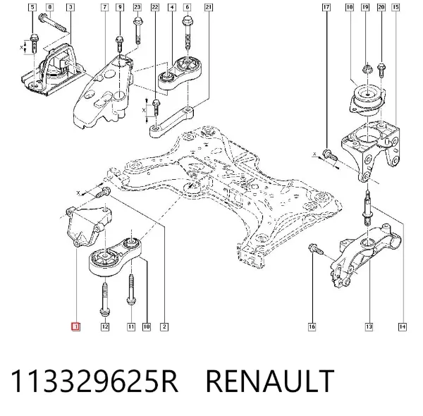  113329625R Renault (RVI)