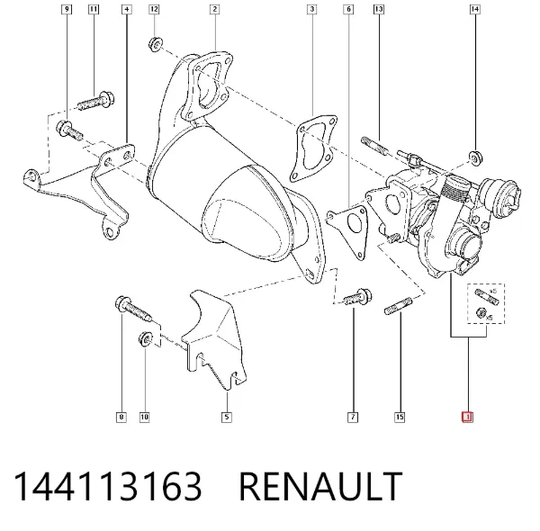 Turbina 144113163 Renault (RVI)
