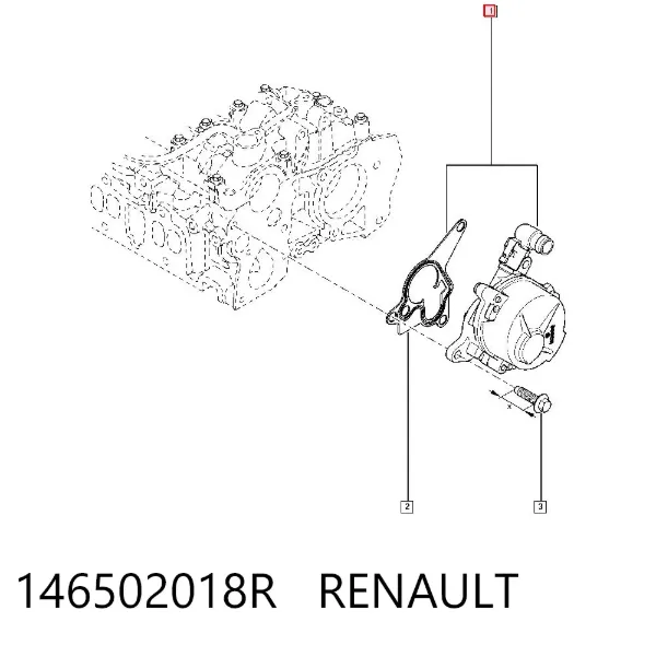 Bomba a vácuo Renault Koleos HY0