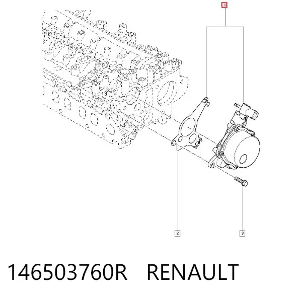 Bomba a vácuo 146503760R Renault (RVI)