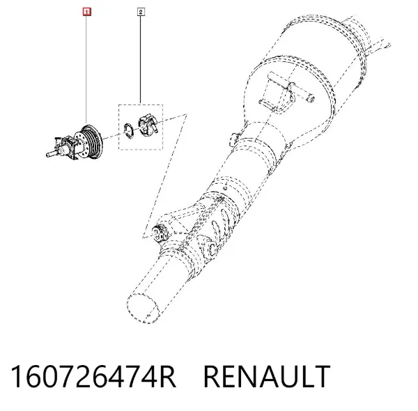 Injetor de injeção AD BLUE 160726474R Renault (RVI)