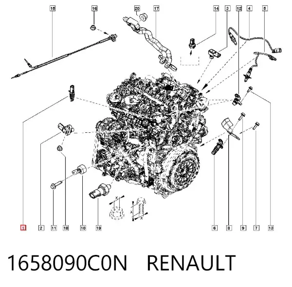  1658090C0N Renault (RVI)