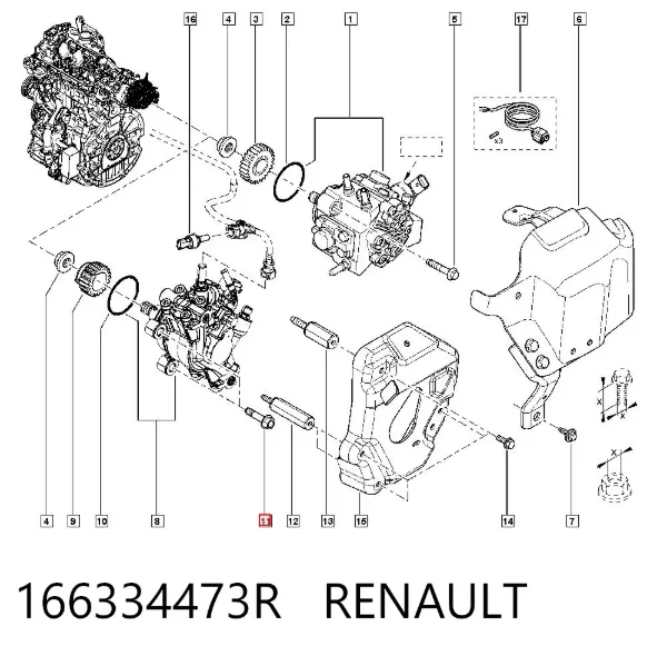  166334473R Renault (RVI)