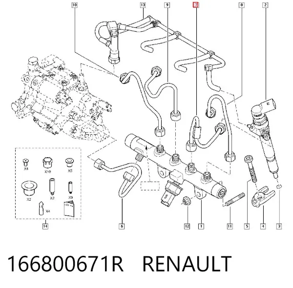  166800671R Renault (RVI)