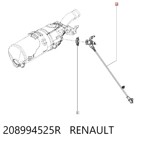 Injetor de injeção AD BLUE 208994525R Renault (RVI)
