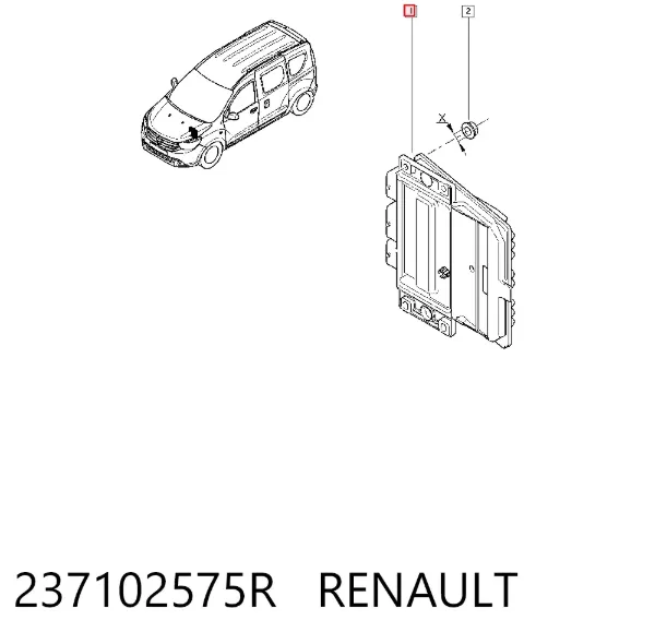 Módulo de direção (Centralina eletrônica) de motor Dacia Lodgy JS