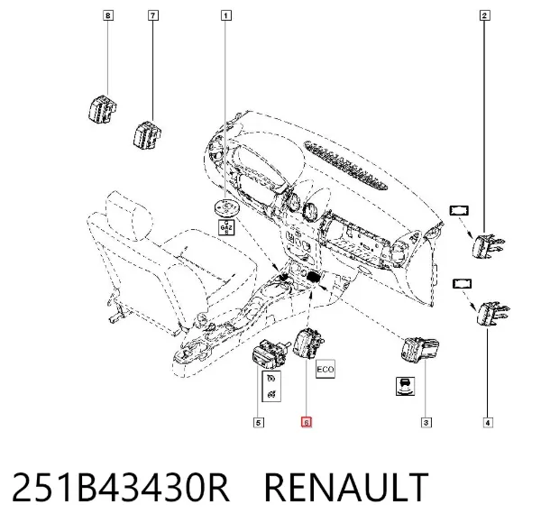  251B43430R Renault (RVI)
