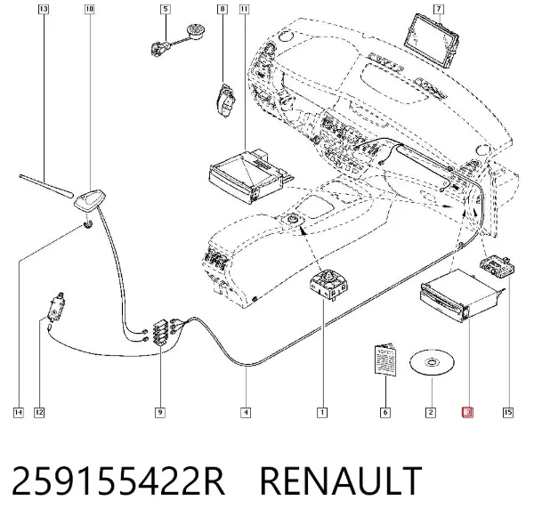  259155422R Renault (RVI)
