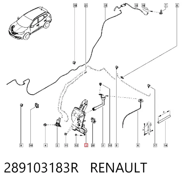  289103183R Renault (RVI)
