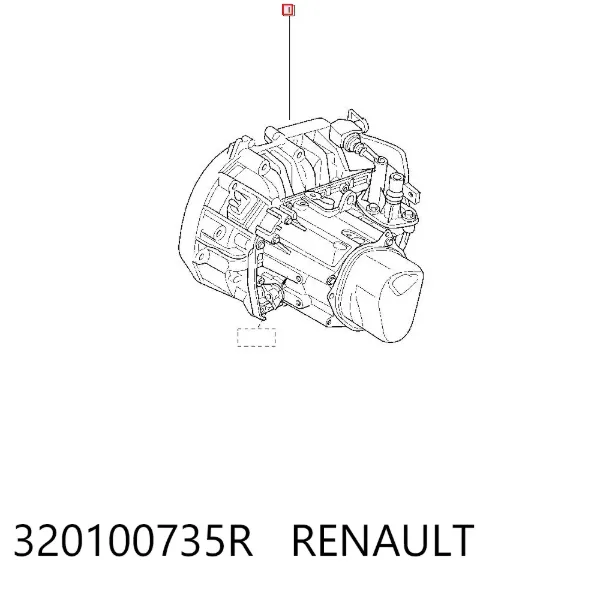 Caixa de Mudança montada (caixa mecânica de velocidades) Renault LOGAN II