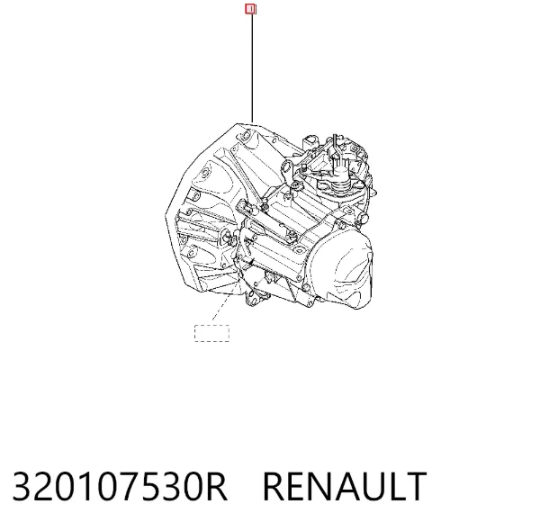 Caixa de Mudança montada (caixa mecânica de velocidades) 320107530R Renault (RVI)