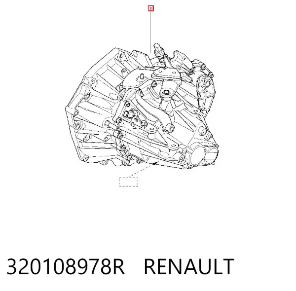 Caixa de Mudança montada (caixa mecânica de velocidades) 320108978R Renault (RVI)