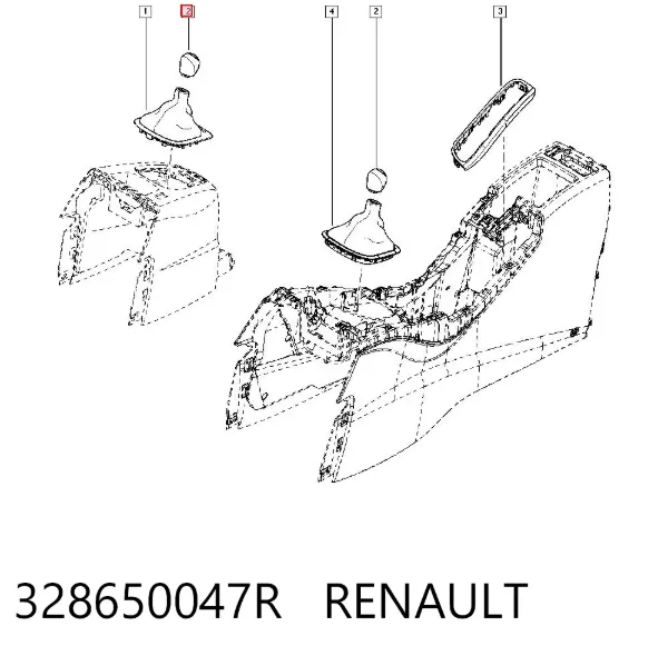 Cabo da avalanca da Caixa de Mudança 328650047R Renault (RVI)