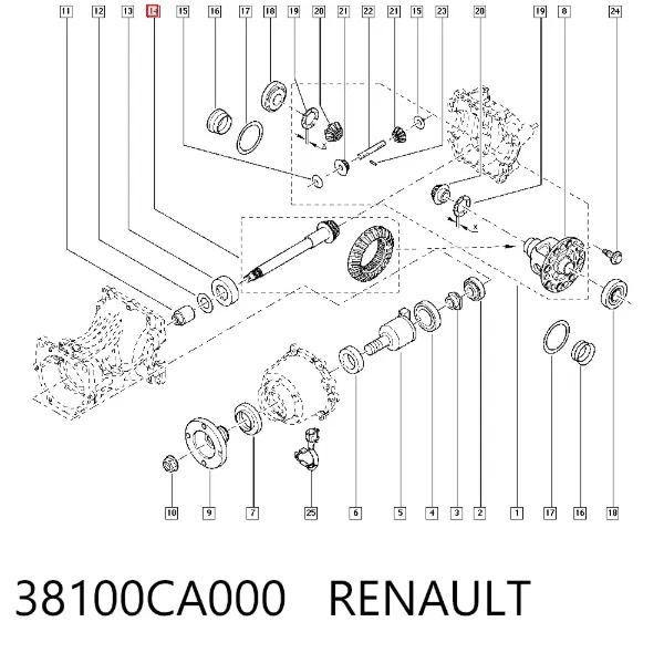  38100CA000 Renault (RVI)