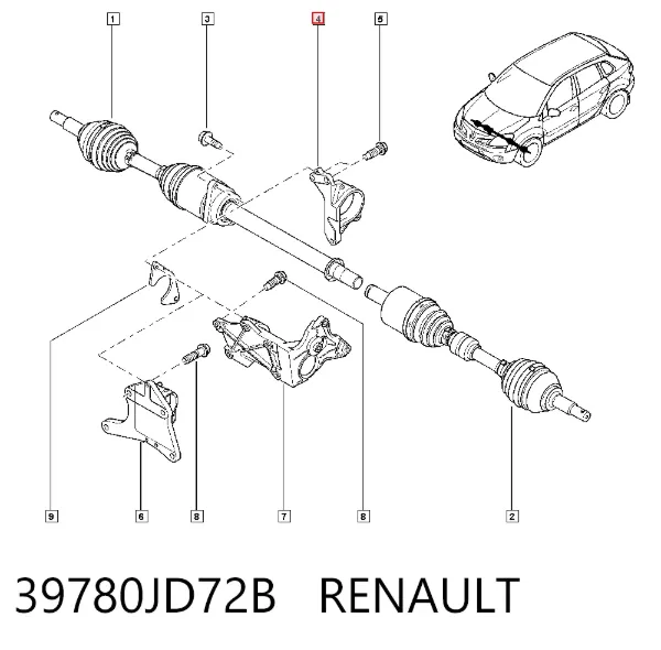  39780JD72B Renault (RVI)