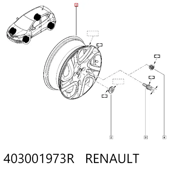  403001973R Renault (RVI)