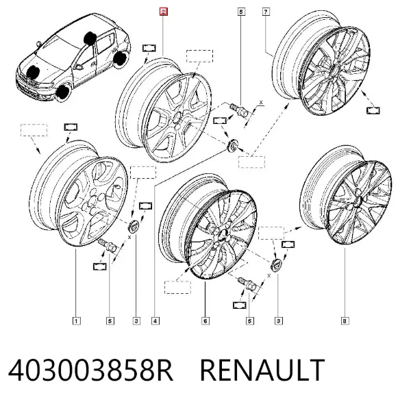  403003858R Renault (RVI)