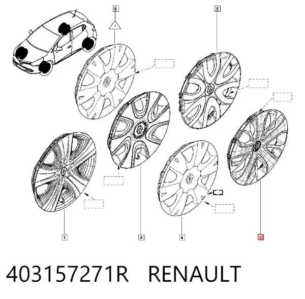  403157271R Renault (RVI)