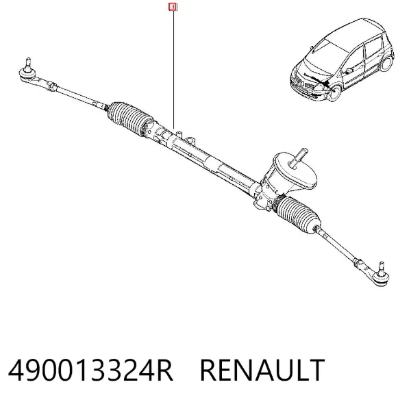 Cremalheira da direção 490013324R Renault (RVI)