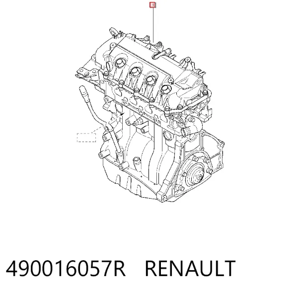 Cremalheira da direção 490016057R Renault (RVI)
