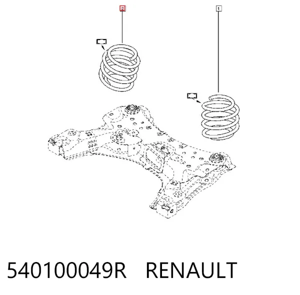 Mola dianteira 540100049R Renault (RVI)