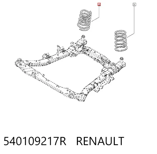 Mola dianteira 540109217R Renault (RVI)