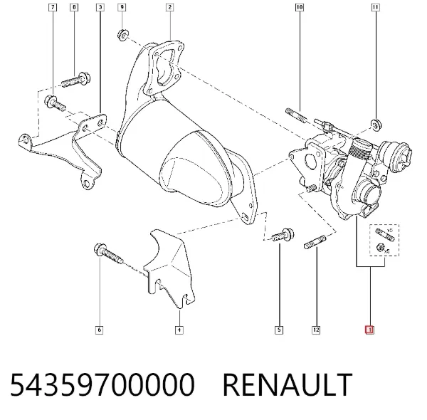 Turbina 54359700000 Renault (RVI)