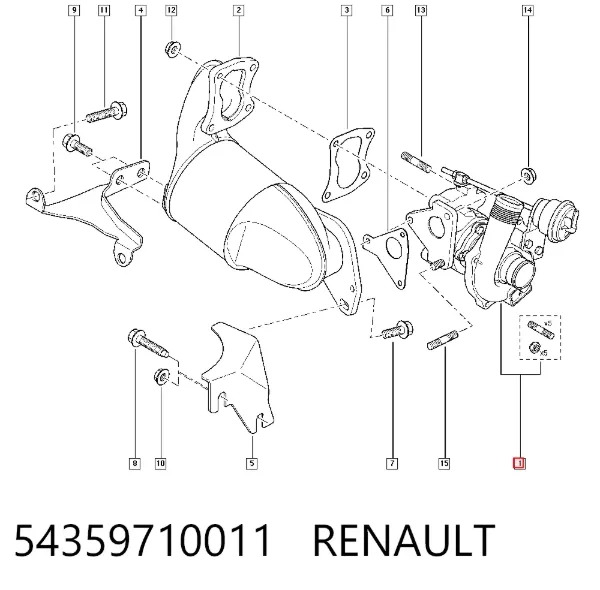 Turbina 54359710011 Renault (RVI)