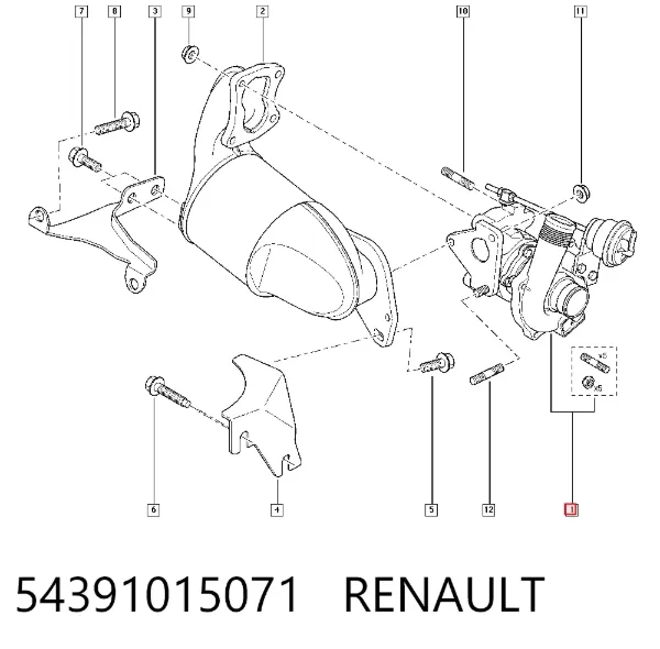Turbina 54391015071 Renault (RVI)