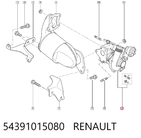 Turbina 54391015080 Renault (RVI)