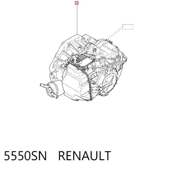Caixa Automática de Mudança montada 5550SN Renault (RVI)