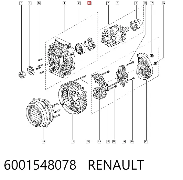 6001548078 Renault (RVI)