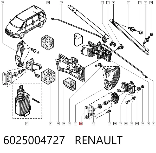  6025004727 Renault (RVI)