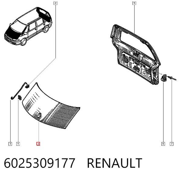 Capota Renault Espace III