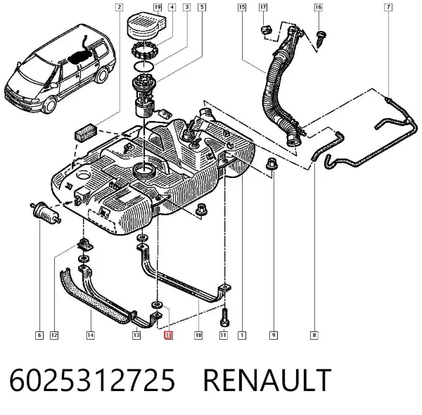  6025312725 Renault (RVI)