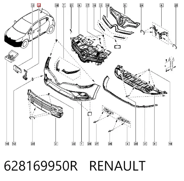  628169950R Renault (RVI)