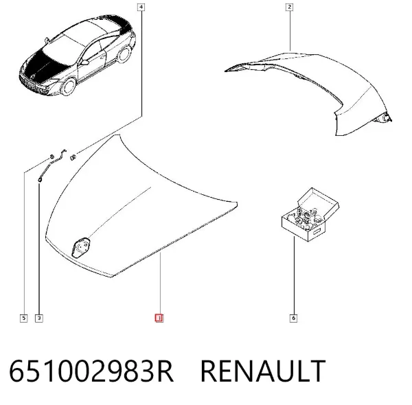 Capota 651002983R Renault (RVI)