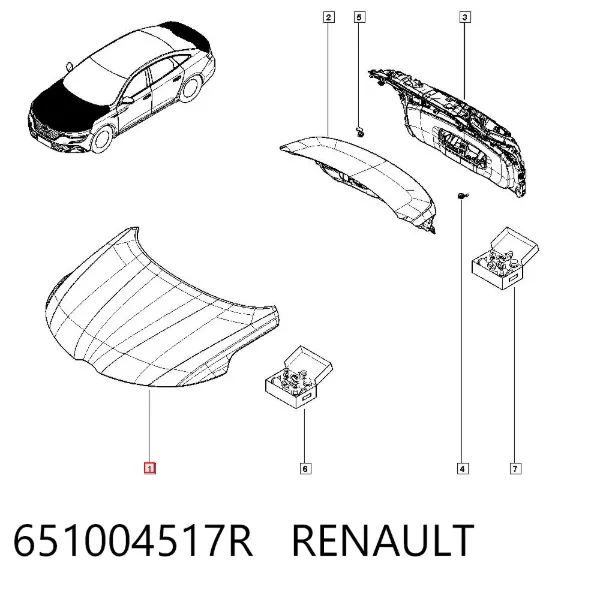 Capota 651004517R Renault (RVI)