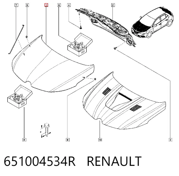 Capota 651004534R Renault (RVI)