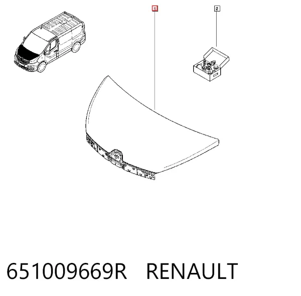 Capota 651009669R Renault (RVI)