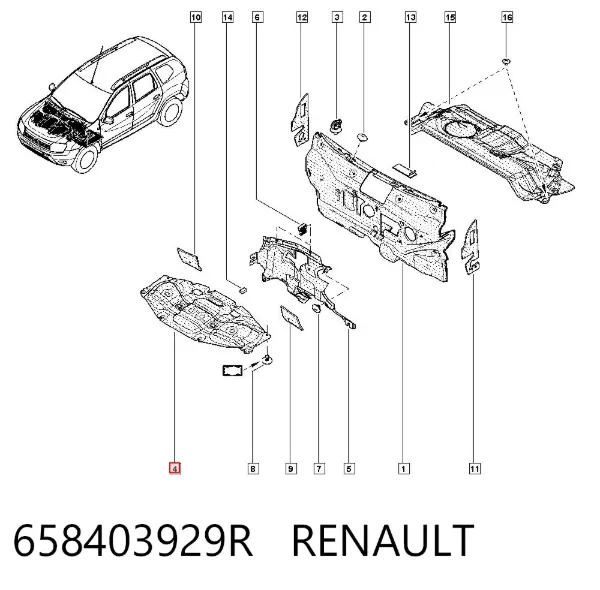  658403929R Renault (RVI)
