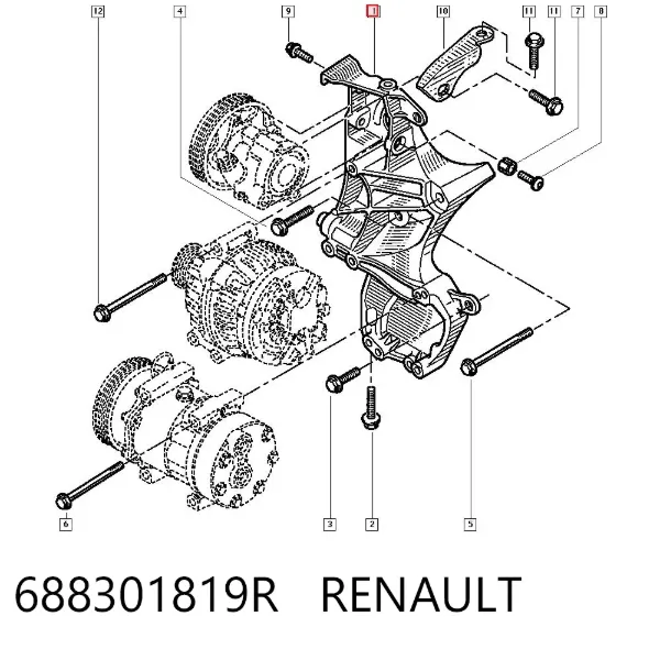 Consola do gerador Dacia Logan I