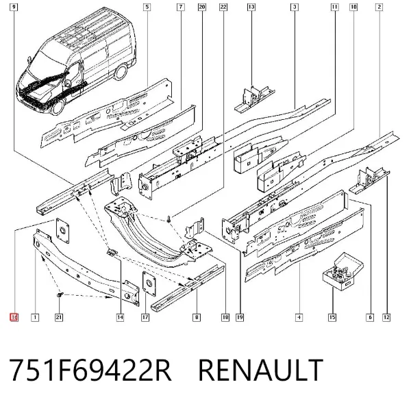  751F69422R Renault (RVI)