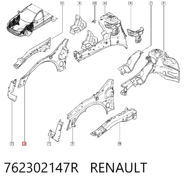  762302147R Renault (RVI)